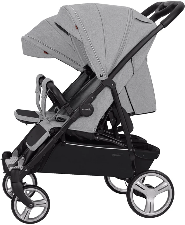 Дитячий візочок для двійні CARRELLO Connect CRL-5502 Rock Gray